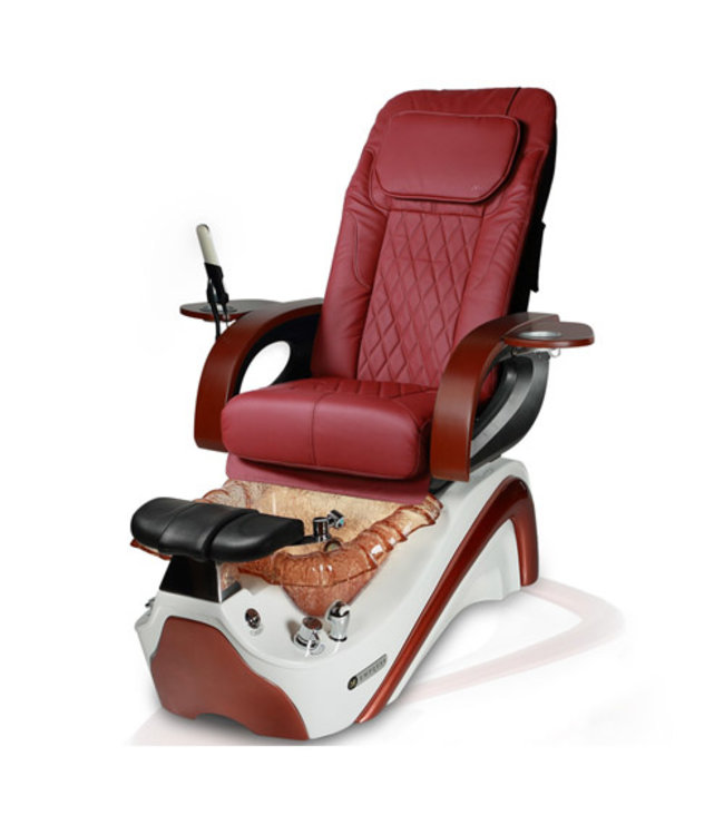 JA Pedicure Chairs S202  FED  Empress LE Gold & White
