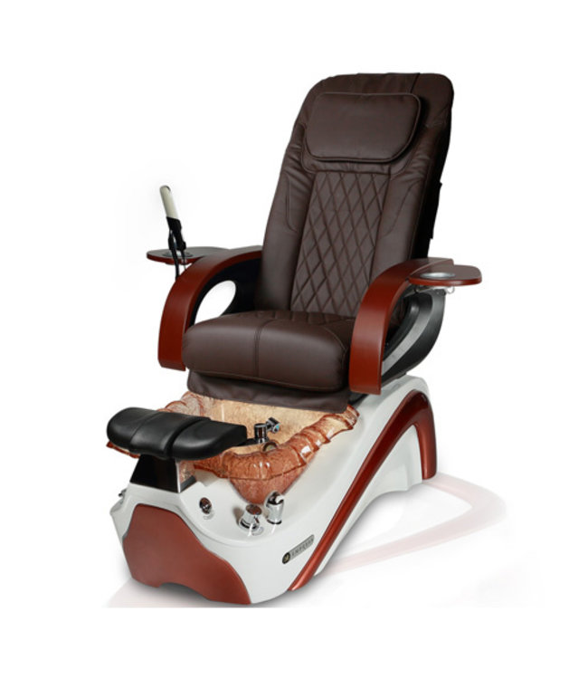 JA Pedicure Chairs S202  FED  Empress LE Gold & White