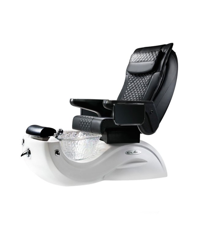 JA Pedicure Chairs S500  Cleo G5  Base White  & Crystal