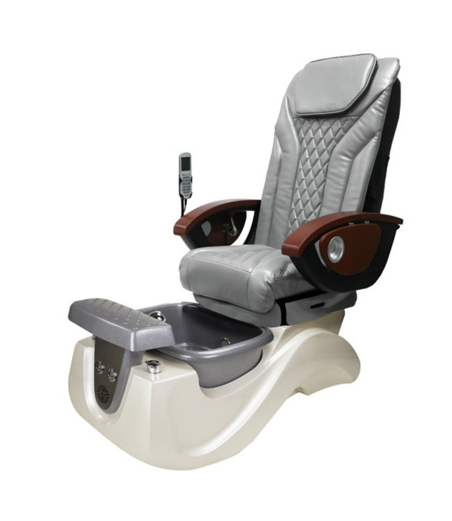 SNS  Pedicure  Chair S116  STY  White & Gray With EX