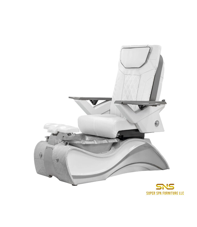SNS  Pedicure  Chair S130  RCE  White  With FX
