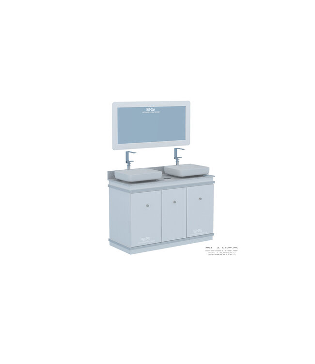 SNS Blanco BL170  Double Sink With Faucet