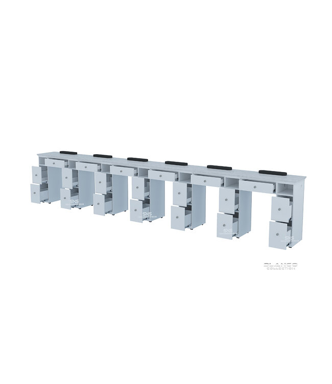 SNS BLANCO BL206  Nail Table (6 Unit)
