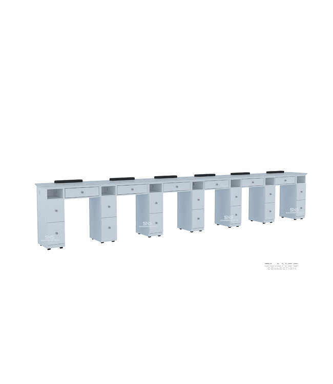 SNS BLANCO BL206  Nail Table (6 Unit)