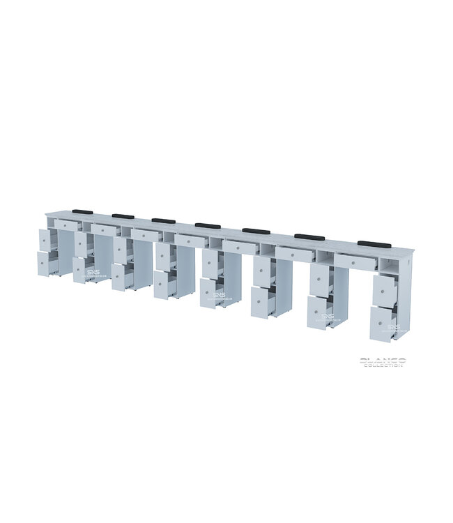 SNS BLANCO BL207  Nail Table  (7 Unit)