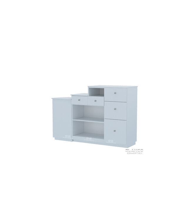 SNS BLANCO  BL443 L  Reception Desk
