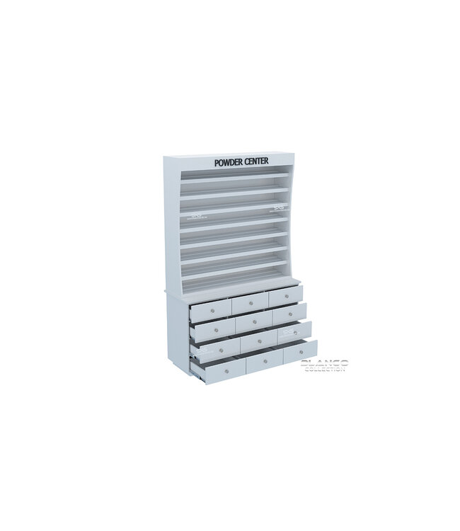SNS Blanco BL554  Floor Standing Polish & Dip  Rack Center