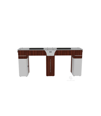 SNS CP121 Double Nail Table With Pipe