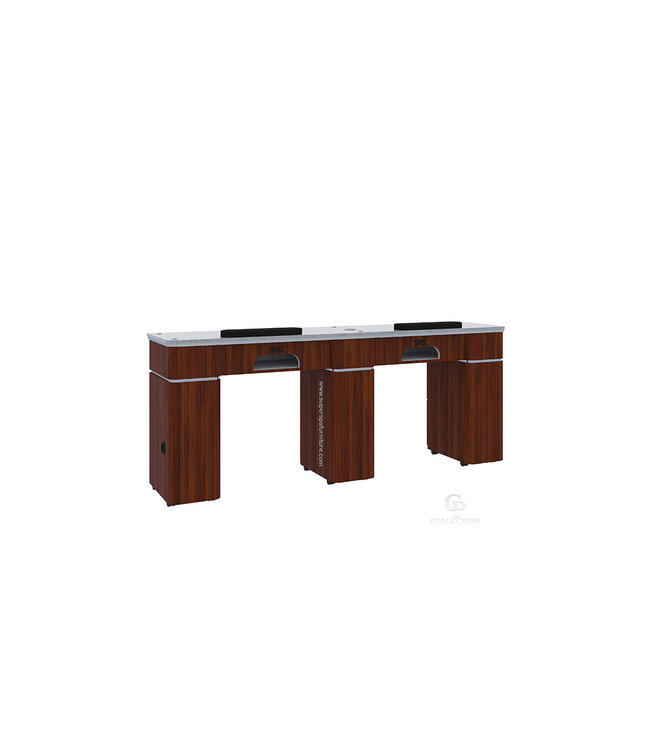 SNS CP402  Double Nail table with LED hole lamp