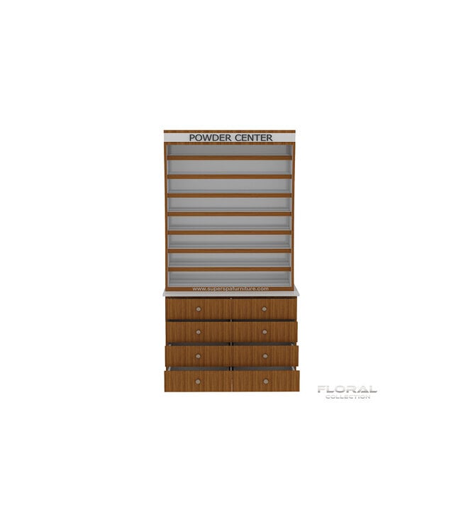 SNS Floral FP302  Floor Standing Powder Rack Center