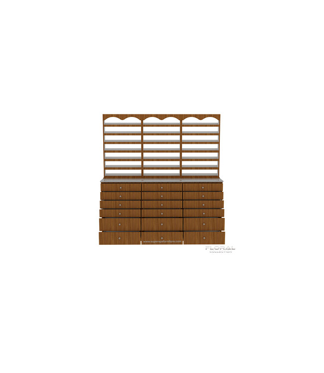 SNS Floral FP652  Floor Standing Polish Rack