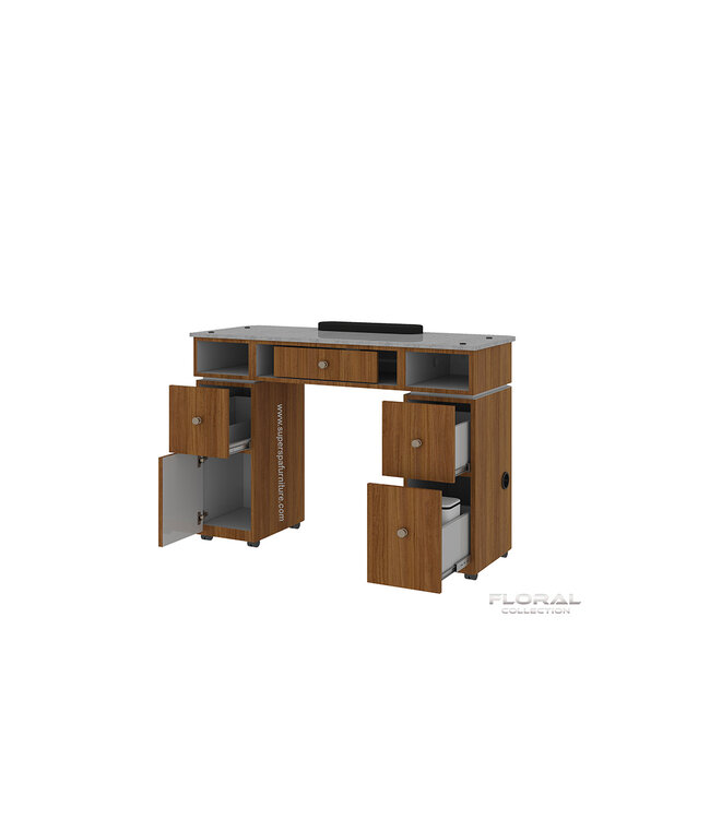 SNS Floral FT801 Nail Table with LED Hole Lamp