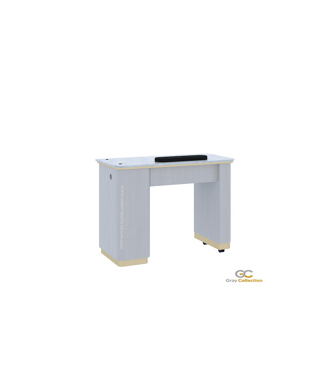 SNS Gray & Gold  GD401  Nail Table