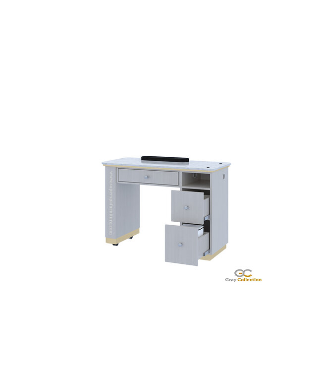 SNS Gray & Gold  GD401  Nail Table