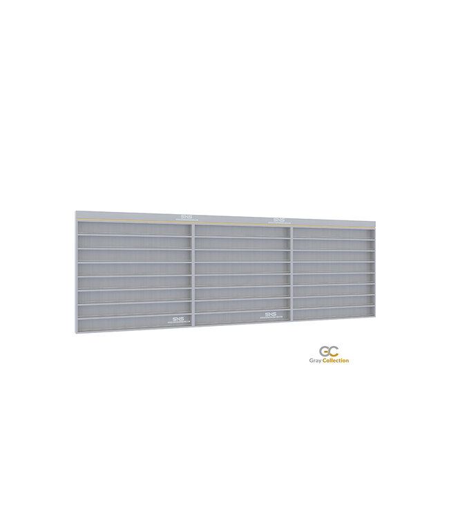 SNS Gray & Gold  GD133  Gel & Dip  Wall Center