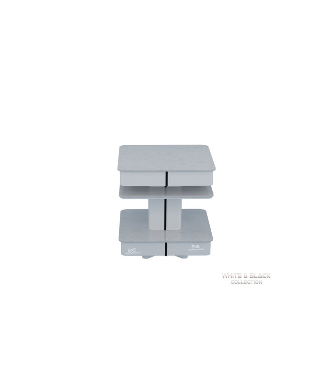 SNS White & Black WB701   UV & Fan Nail Dryer Square Shape