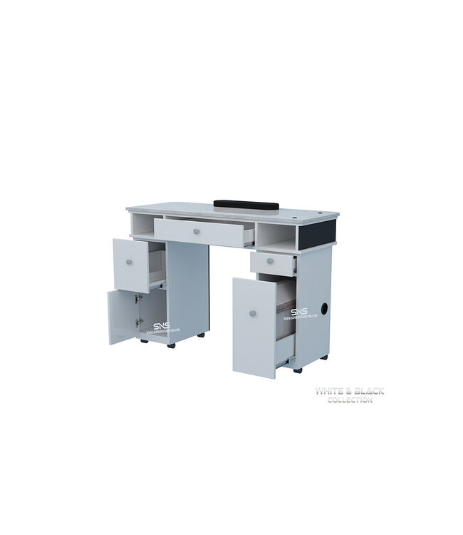 SNS White & Black  WB901  Nail Table