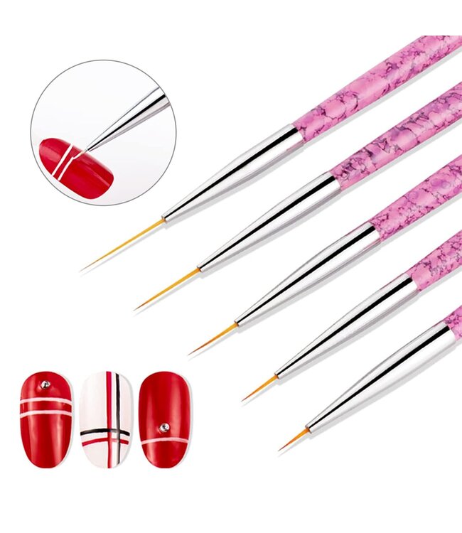 Nail Art  Brush Set 5pcs. #GNA906