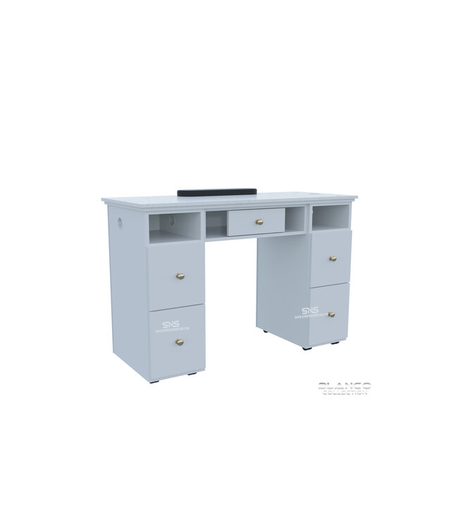 SNS BLANCO BL601  Nail Table with LED Hole Lamp