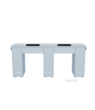 SNS BLANCO BL152  Double Nail Table With Pipe