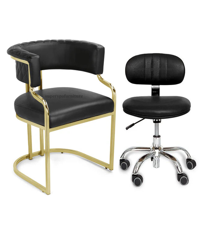 Chair & Stools GAS Client & Technician Chair Set