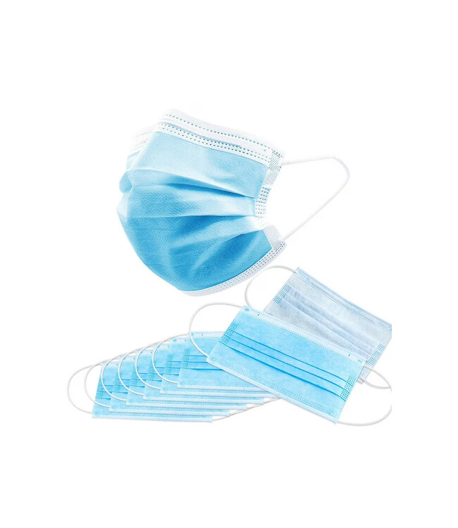Disposable 3-Ply Face Mask 50pcs