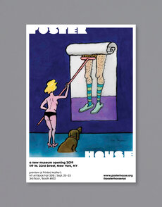 Tomi Ungerer: Poster House Printed Matter Bookfair, Cheeky, 2018