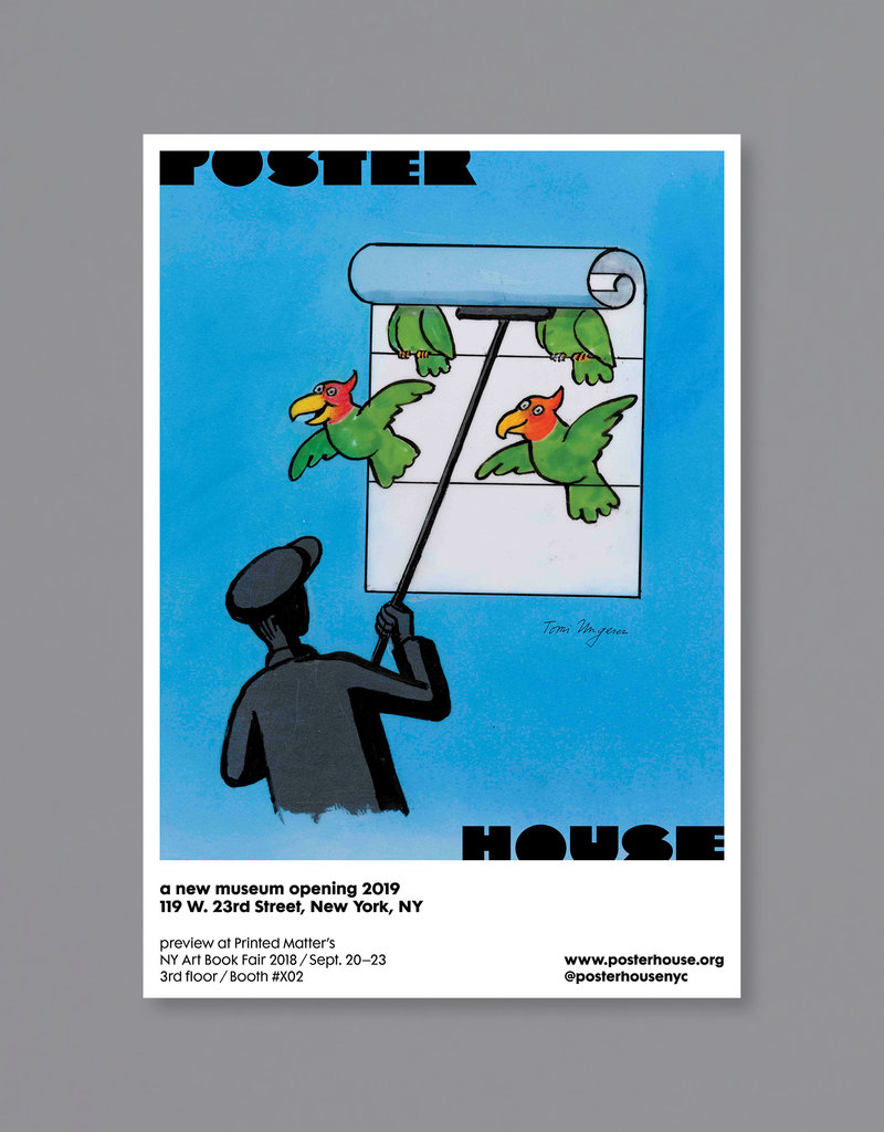 POSTER HOUSE Tomi Ungerer: Poster House Printed Matter Bookfair, Birds, 2018