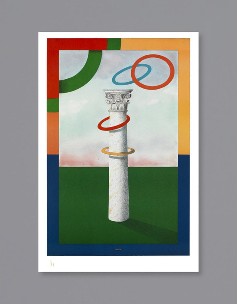 Milton Glaser: Column with Rings, 2004