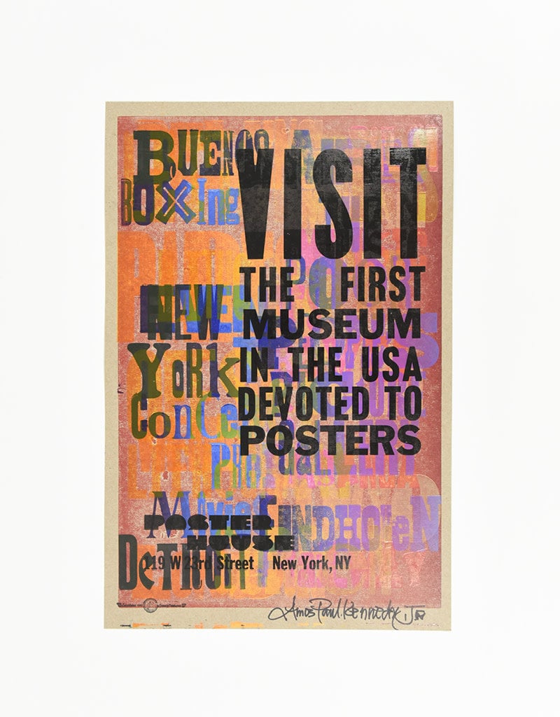 Amos Kennedy: Poster House Anniversary, 2021