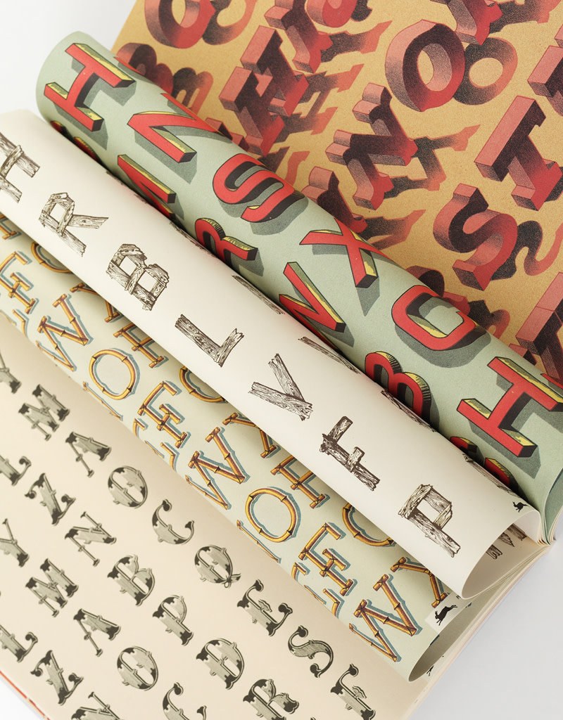 Alphabets Wrapping Paper Book vol 88