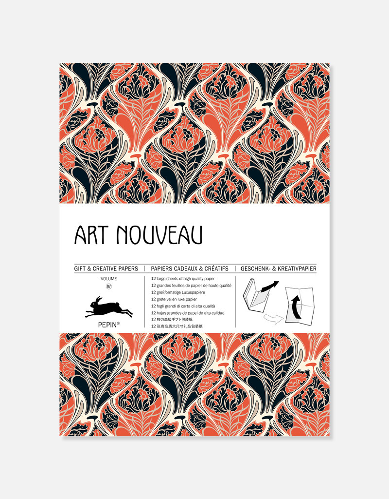 Art Nouveau Wrapping Paper Book vol 87 Poster House Shop