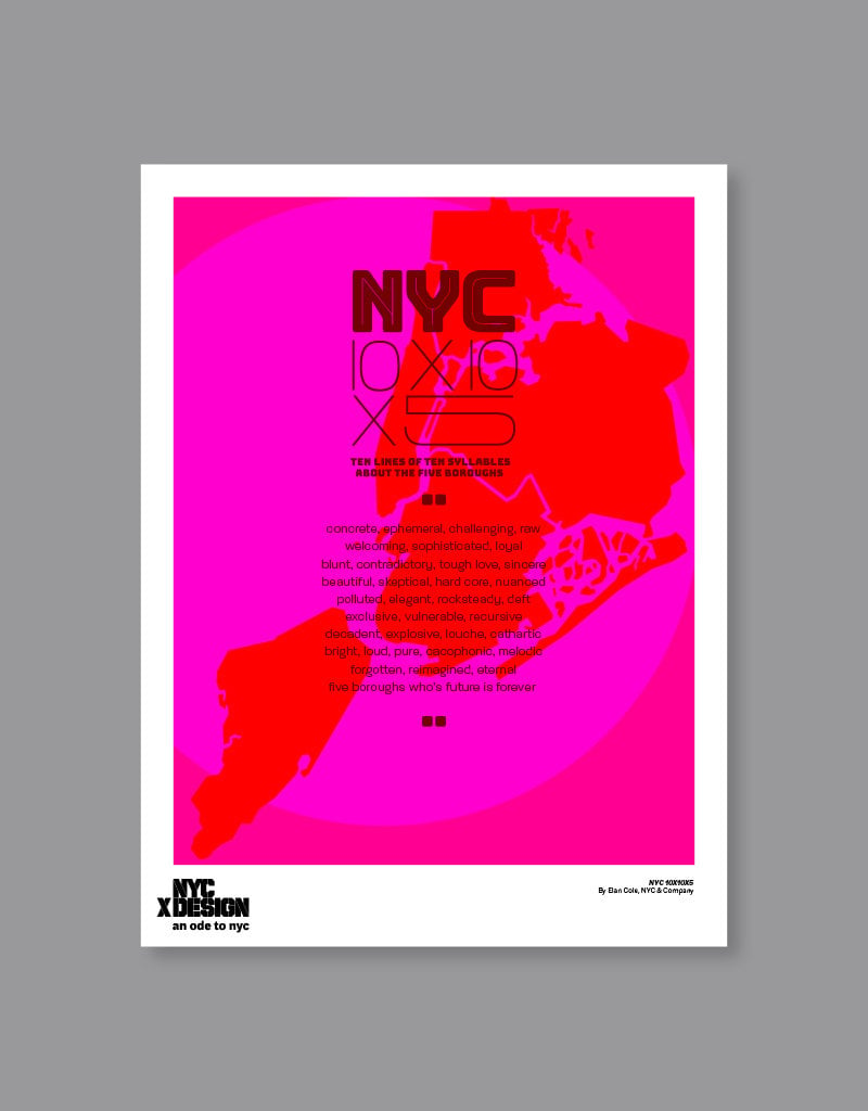 Elan Cole: NYC 10X10X5 Pink, 2022