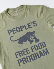Black Panther Party T-Shirt Light Olive