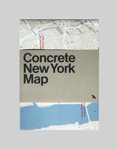 Concrete New York Map