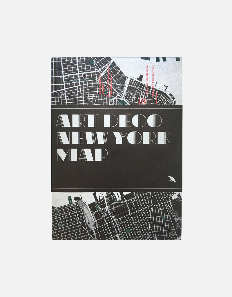 Art Deco New York Map Poster House Shop