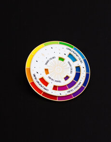 Spinning Color Wheel © Enamel Pin