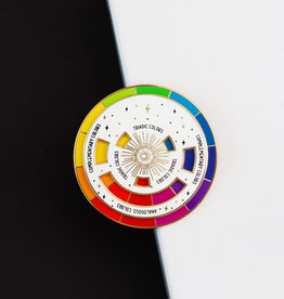 Spinning Color Wheel © Enamel Pin