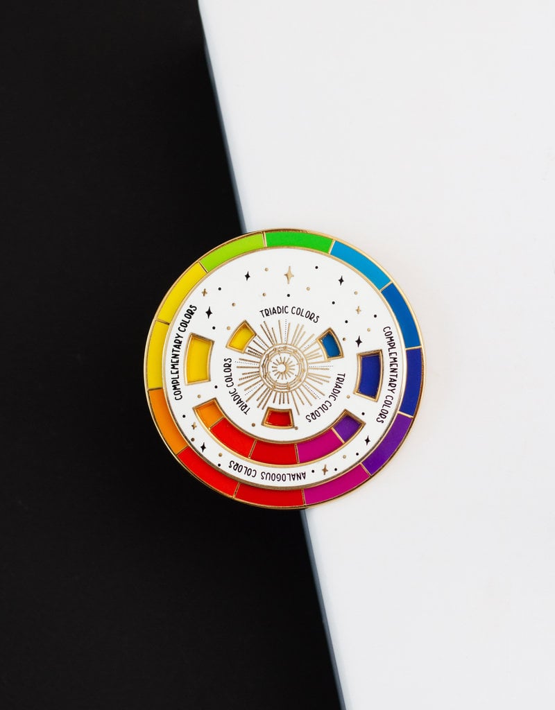 Spinning Color Wheel © Enamel Pin