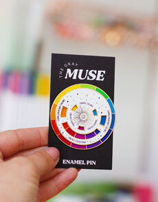 Spinning Color Wheel © Enamel Pin