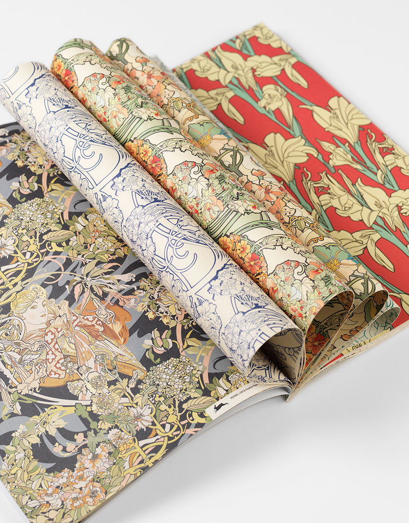 Mucha Wrapping Paper Book vol 114