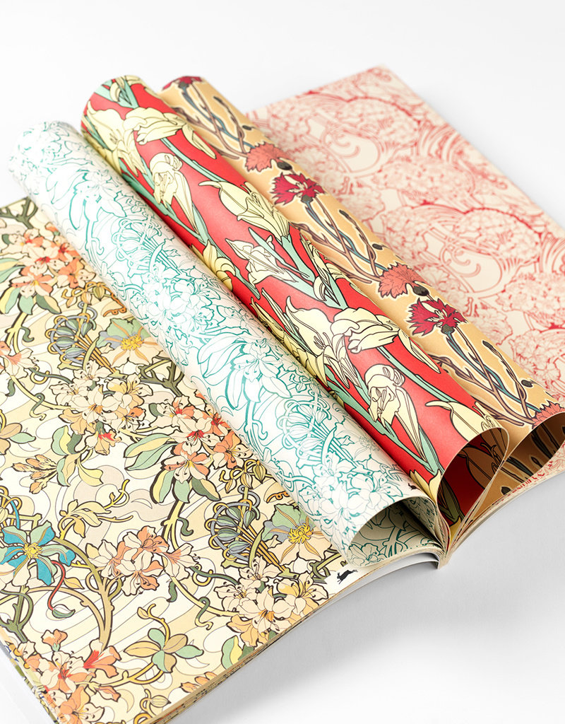 Mucha Wrapping Paper Book vol 114