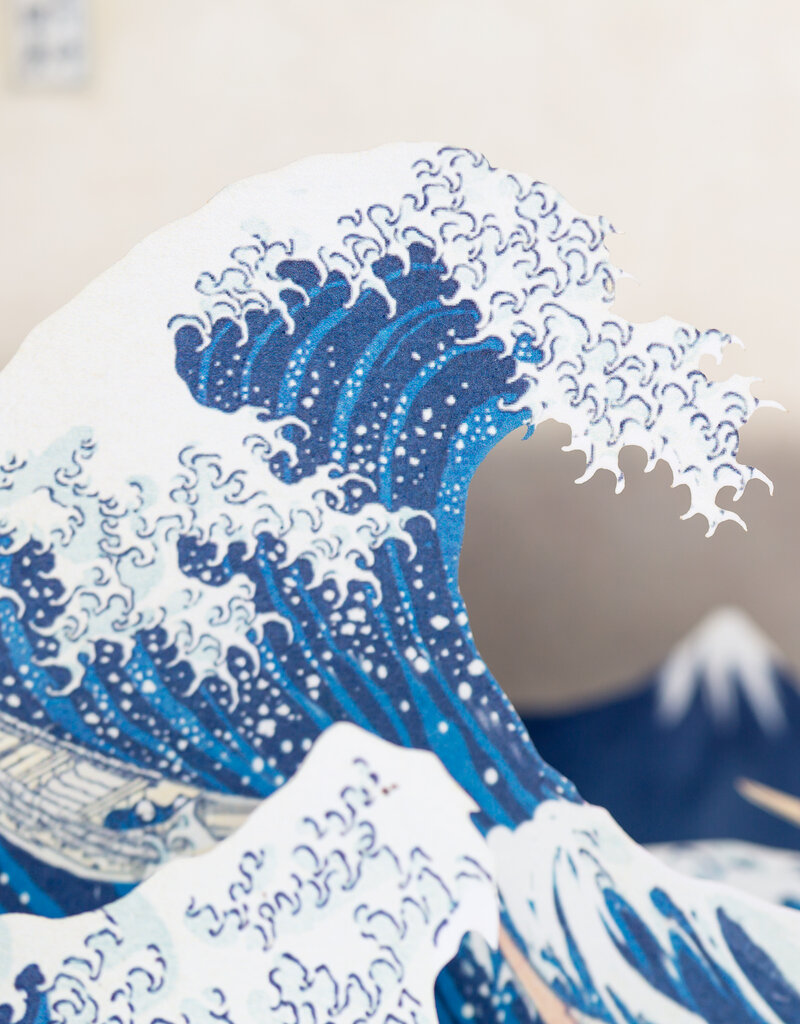 Hokusai Great Wave Pop-up Card