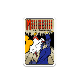Moulin Rouge La Goulue Vinyl Sticker