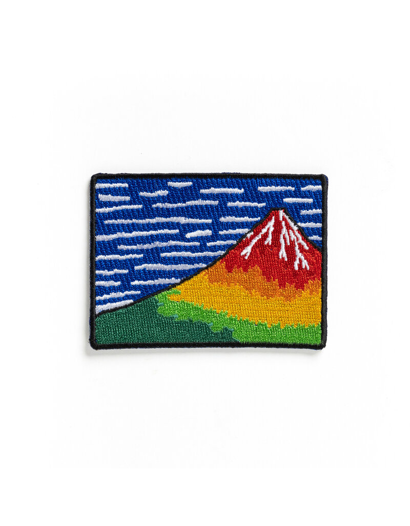 Hokusai Red Fuji Patch