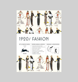 1920s Fashion Wrapping Paper Book vol 93