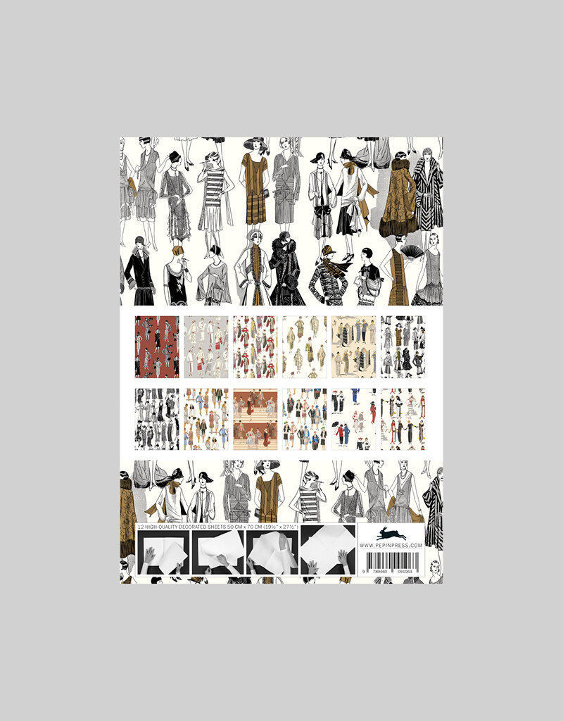 1920s Fashion Wrapping Paper Book vol 93