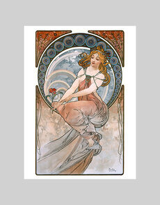 Alphonse Mucha Book of Postcards