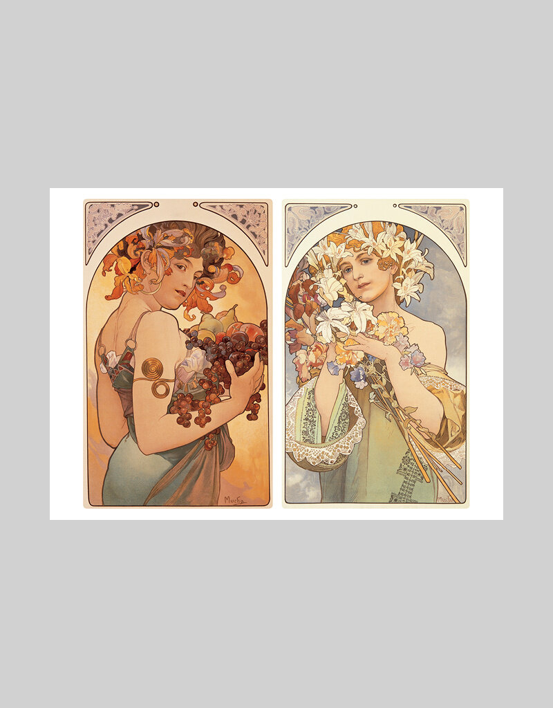 Alphonse Mucha Book of Postcards