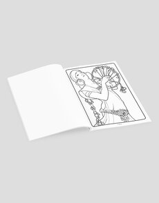 Alphonse Mucha Coloring Book